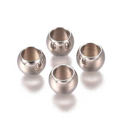 201 Stainless Steel Spacer Beads X-STAS-I137-01E-P-1