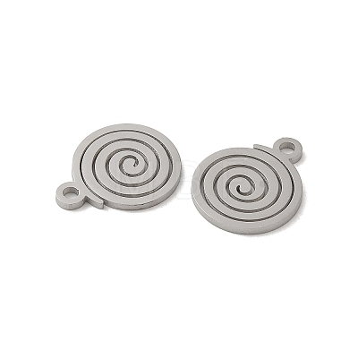 304 Stainless Steel Charms STAS-J042-08P-1