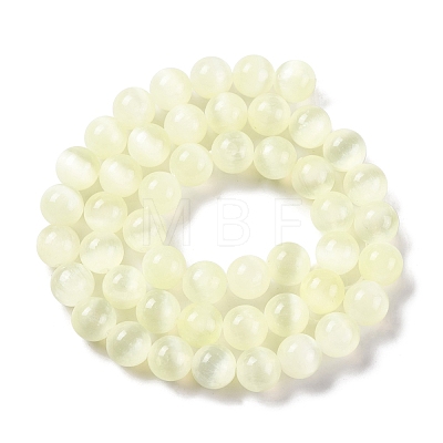 Natural Selenite Beads Strands G-C142-01C-05-1