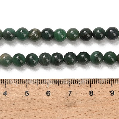 Natural African Jade Beads Strands G-F820-K02-6mm-1