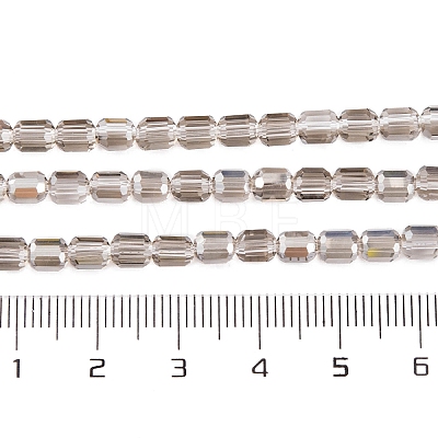 Electroplate Glass Beads Strands EGLA-D031-01X-1