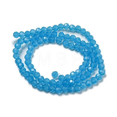 Imitation Jade Glass Beads Stands EGLA-A035-J4mm-D07-1