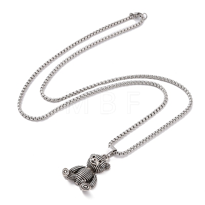 201 Stainless Steel Chain NJEW-C034-31AS-1
