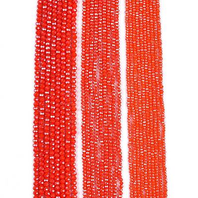 Electroplate Glass Beads Strands EGLA-A044-P2mm-A03-1