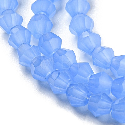 Imitation Jade Glass Beads Strands GLAA-F029-J4mm-04-1