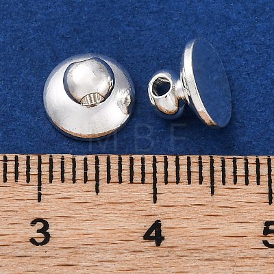 Brass Bead Cap Pendant Bails KK-Z089-20S-1