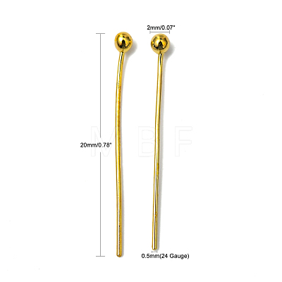 Brass Ball Head pins KK-R020-04G-1