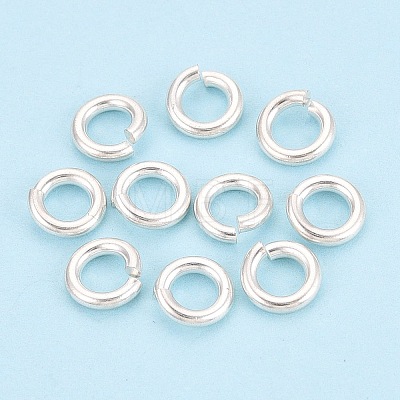 925 Sterling Silver Open Jump Rings STER-N017-30E-S-1