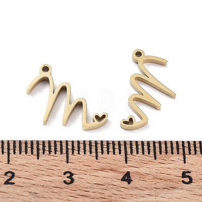 304 Stainless Steel Charms STAS-M327-02G-M-1