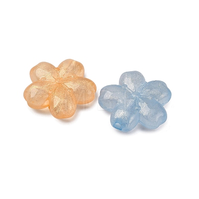 Luminous Transparent Acrylic Beads LACR-S001-15B-1