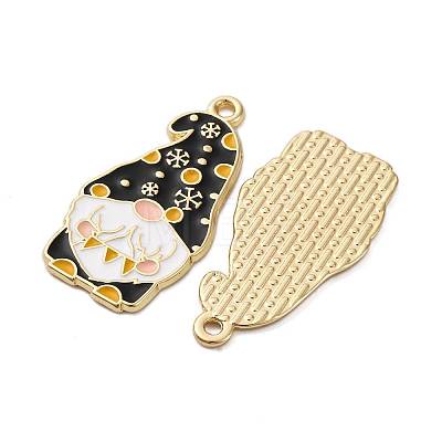 Christmas Alloy Enamel Pendants ENAM-V002-02D-G-1