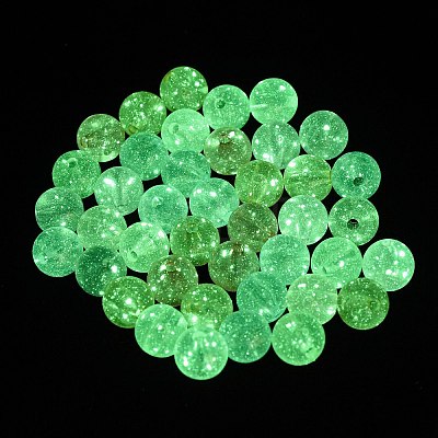 Luminous Transparent Acrylic Beads LACR-S001-13-10mm-1
