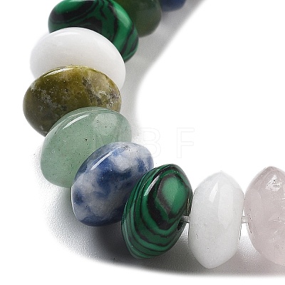 Mixed Gemstone Beads Strands G-P559-A14-02-1