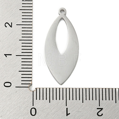 Non-Tarnish 304 Stainless Steel Pendants STAS-B056-24P-02-1