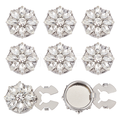 Alloy & Rhinestone Cufflinks FIND-FG0005-66P-03-1