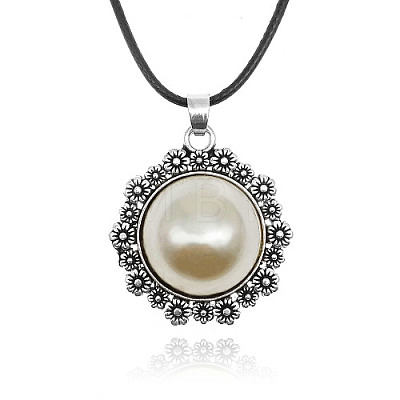 Zinc Alloy Pendant Necklaces BQ0290-1