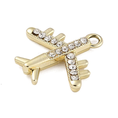 Alloy Rhinestone Pendants PALLOY-P308-13KCG-1