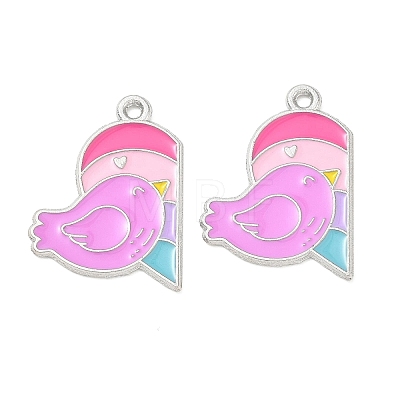 Alloy Enamel Pendants AL-CBA292F-01K-P-1