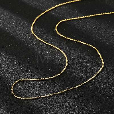 Brass Ball Chain Necklaces LS-MAK-L009-06G-1