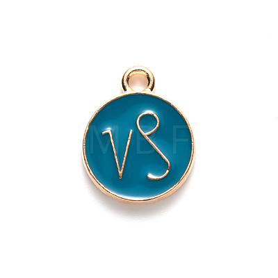 Alloy Enamel Pendants ENAM-S124-01A-05E-1