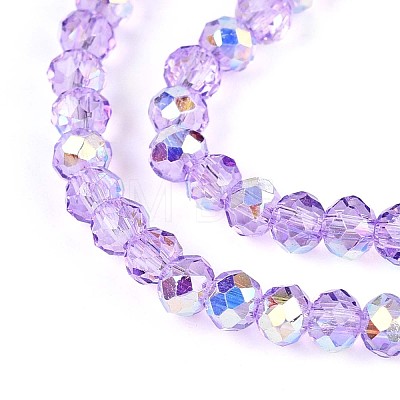 Transparent Glass Beads Strands LS-EGLA-N016-3mm-03-1