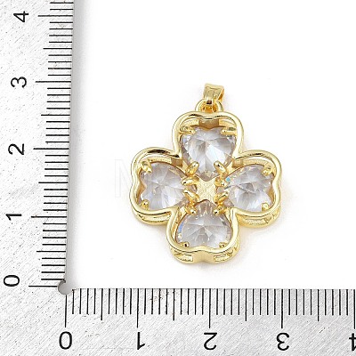 Brass Glass Pendants KK-R226-05G-01-1