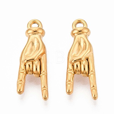 304 Stainless Steel Pendants X-STAS-T065-21A-G-1