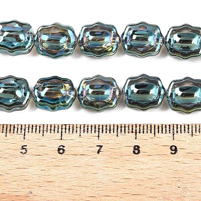 Electroplate Glass Beads Strands EGLA-T021-05F-1