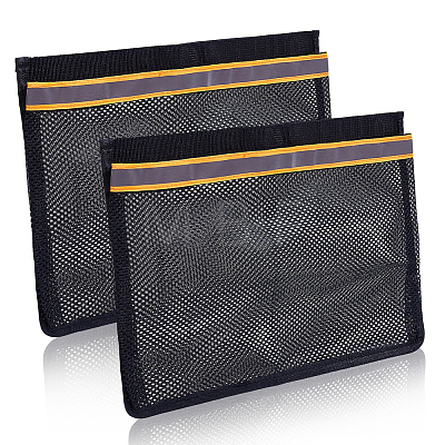 Polyester Yacht Mesh Storage Bags AJEW-WH0752-380C-1