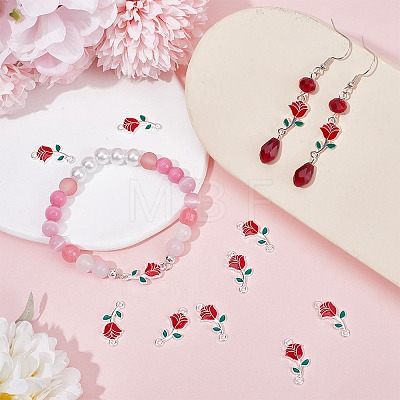 50Pcs Alloy Enamel Connector Charms FIND-SC0007-80-1