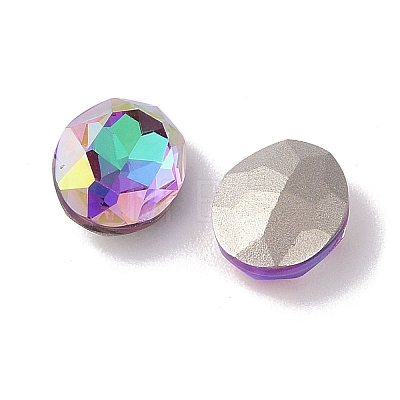 Glass Rhinestone Cabochons RGLA-L029-02A-HELA-1