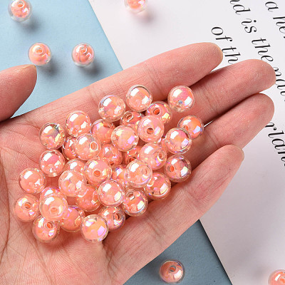 Transparent Acrylic Beads X-TACR-S152-15B-SS2109-1