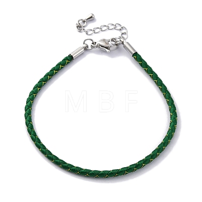 Polyester Cord Braided Bracelet Makings MAK-Z003-01P-21-1
