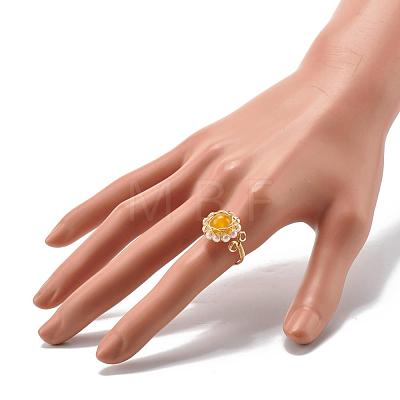 Natural Mixed Gemstone Finger Rings for Girl Women X1-RJEW-TA00012-1