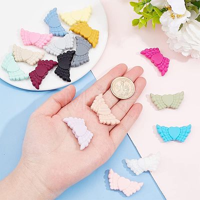 HOBBIESAY 17Pcs 17 Colors Food Grade Eco-Friendly Silicone Beads SIL-HY0001-05-1