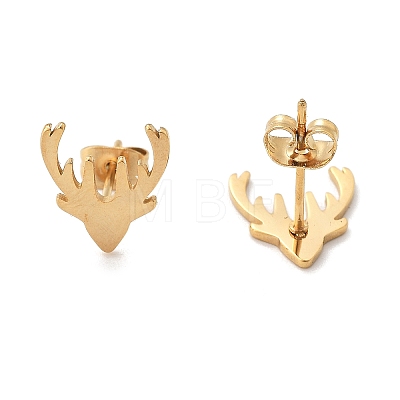 304 Stainless Steel Stud Earrings EJEW-I317-03G-1
