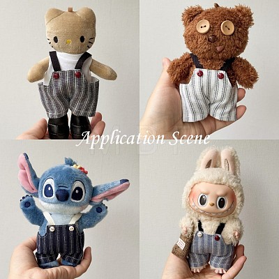 Cloth Suspender Trousers for Doll Making DIY-F157-02-1