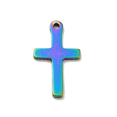 Ion Plating(IP) 201 Stainless Steel Pendants STAS-E176-02M-1
