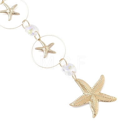 Glass Hanging Suncatchers HJEW-JM04581-1