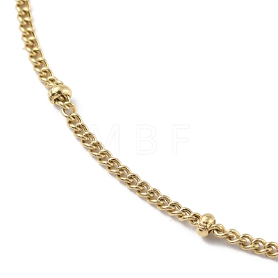Ion Plating(IP) 304 Stainless Steel Satellite Chain Necklace for Men Women NJEW-M200-05G-1