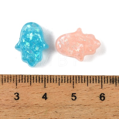 Opaque Resin Pendants RESI-B046-02-1
