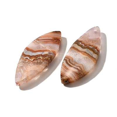 Natural Amethyst Lace Agate Pendants G-A244-07A-1