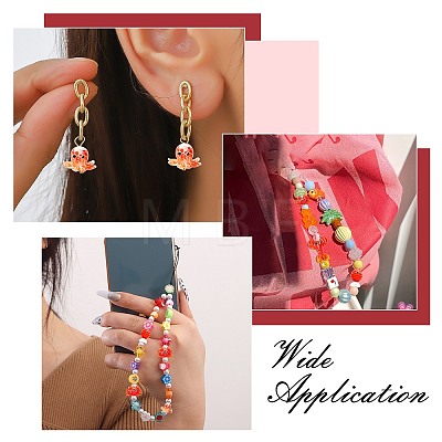 8Pcs 4 Styles Handmade Lampwork Beads Sets LAMP-CJ0003-13-1