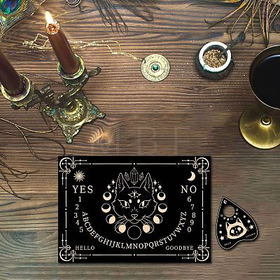 Pendulum Dowsing Divination Board Set DJEW-WH0324-070-1