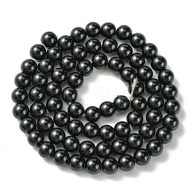 Eco-Friendly Dyed Glass Pearl Round Beads Strands X-HY-A002-6mm-RB080-1