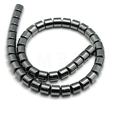 Grade AA Non-magnetic Synthetic Hematite Column Beads Strands G-F161-06D-1