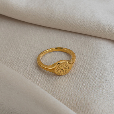 304 Stainless Steel Finger Rings for Women DP0534-7-1