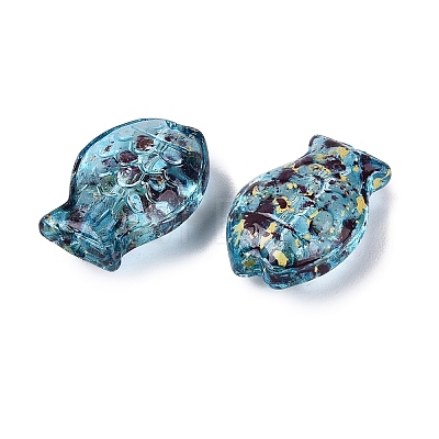 Picasso Transparent Glass Beads SEED-Q039-03G-1