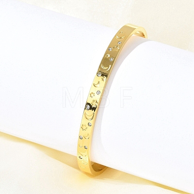 304 Stainless Steel Cuff Bangles BJEW-P348-02D-G-1