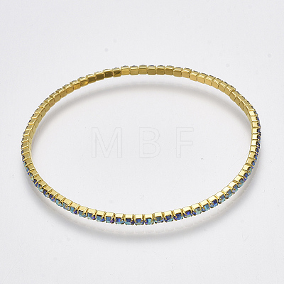 Brass Claw Chain Stretch Bracelets BJEW-T010-03G-07-1